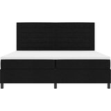  Krevet s box springom i madracem crni 200x200 cm tkanina | shoptok.hr