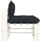  Srednja vrtna sofa od paleta s antracit jastucima drvena | shoptok.hr