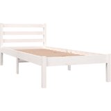 The Living Store Posteljni okvir iz borovine 75x190 cm bel - Posteljni Okvir, (21528848) | Shoptok.si