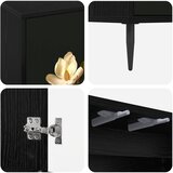  ormar BREMEN 102 x 33 x 51 cm Crni hrast Konstruirano drvo | shoptok.hr