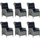  7-dijelni vrtni blagovaonski set svjetlosivi | shoptok.hr