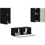  Komplet TV omaric 6 pcs Črna Konstruiran les - - črna - 96.11 - 98 x 31 x 29,5 cm - 2025-vidaXL-Uvoz_2 | Shoptok.si