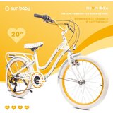  Dječji bicikl Heart 20" bijelo-zlatni 6 brzina | shoptok.hr