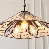 Endon 111922 - Luster na lancu Tiffany ASTORIA 3xE27/10W/230V prečnik 48 cm | Eponuda.com