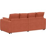  Modularna sofa s jastucima crveno-narančasta | Shoptok.si