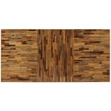 vidaXL Jedilna miza iz predelane tikovine in jekla 180x90x76 cm | Shoptok.si