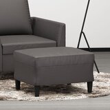 vidaXL Stolček za noge siv 60x50x41 cm umetno usnje Cene