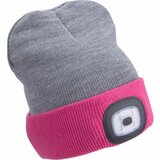  kapa sa led svetlom usb li-ion siva/pink Cene