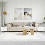  Stolići za kavu 2 kom bijeli 50x50x40 cm od konstruiranog drva | shoptok.hr