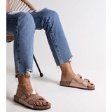 Gemre Pink flip-flops with cork sole Shamona | Shoptok.si