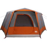  Kabinski šotor s streho Siva in oranžna 400 x 350 x 212 cm | Shoptok.si