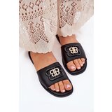 Boto Flat Women's Slippers With Decorative Detail Black Nenitta | ePonuda.com