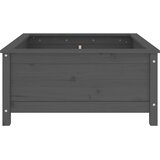  Vrtna sadilica siva 82,5 x 82,5 x 39 cm od masivne borovine | shoptok.hr