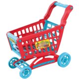  Trgovina za igru sa košarom i kolicima te puno pribora - plava | shoptok.hr