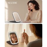 NEZZOE osvetljeno zložljivo potovalno ogledalo za ličenje z USB-C | Shoptok.si