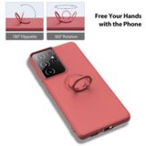  ovitek liquid ring za samsung galaxy S22 ultra 5G - pink | Shoptok.si