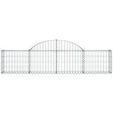  Gabionska košara s lukom 200 x 30 x 40/60 cm pocinčano željezo | shoptok.hr