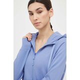 4f Dukserica za žene, boja: crna, s kapuljačom, glatka | shoptok.hr
