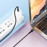 BLAVEC RAPTOR OPLETENI KABEL – TYPE- C NA LIGHTNING – PD 20W 2.4A 0.50 m crno-sivi | shoptok.hr