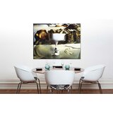  Slika na platnu ukazanje na licu i posuda od voća na plaži - salvador Dalí re 30x50 cm | shoptok.hr