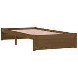  Okvir za krevet od masivnog drva smeđa boja meda 90 x 200 cm | shoptok.hr