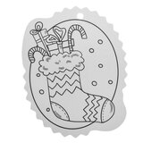 Christmas tree hangers coloring page | Shoptok.si