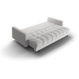 Cosmopolitan Design Svetlo siva raztegljiva sedežna garnitura s prostorom za shranjevanje iz tkanine bouclé 222 cm Bali – | Shoptok.si