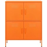 vidaXL Omara za shranjevanje oranžna 80x35x101,5 cm jeklo | Shoptok.si