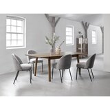 Unique Furniture Smeđi proširiv blagovaonski stol s pločom stola u dekoru hrasta 95x200 cm Bari – | shoptok.hr