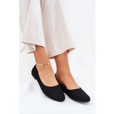 Boto Women's Flat Ballet Shoes With Glitter Black Tatorelis | shoptok.hr