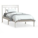  Okvir za krevet od masivne borovine bijeli 100 x 200 cm | Eponuda.com