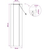 Rolo zavjesa Smeđa 70 x 220 cm Bambus | shoptok.hr