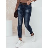 DStreet Spodnie damskie BLUEDEN z paskiem jeansowe Cijene