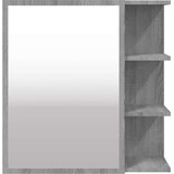 vidaXL kupaonski ormarić s ogledalom boja hrasta 62 5x20 5x64cm drveni | shoptok.hr