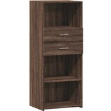 Maison Chic Visoka omara - Komoda - Predalnik rjavi hrast 50x42,5x124 cm inženirski les, (21722217) Cene