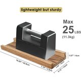 PHOENANCEE 2x 43x13cm viseča stenska polica iz lesa | Shoptok.si