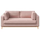 Ame Yens Svijetlo ružičasta baršunasti sofa 192 cm Celerio –