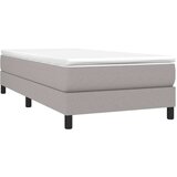  Box spring posteljni okvir svetlo siv 90x200 cm blago, (20737041) | Shoptok.si