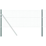 vidaXL Ograjni stebri 2 pcs Zelena 110 cm Jeklo s prašnim premazom | Shoptok.si