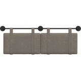  Držeće uzglavlje Zidne Sivi 150 x 55 x 5 cm Antikni PU - Sivi 140 cm bez LED | shoptok.hr