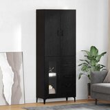  Highboard Crni hrast 69,5 x 34 x 180 cm Konstruirano drvo | shoptok.hr
