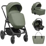 Kikka Boo kolica modena 3in1 set sa i-size auto sedištem i tvrdom korpom army green Cene