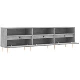 TV ormarić boja betona 150x30x44,5 cm od konstruiranog drva | shoptok.hr