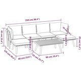  Vrtna sedežna garnitura 7-delna z blazinami trden akacijev les, (20673689) | Shoptok.si