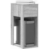 TOWER stalak za računalo s ladicom boja sivog hrasta 30x44x74cm | Shoptok.si