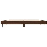  Za krevet smeđi hrast 140x190 cm konstruirano drvo | shoptok.hr