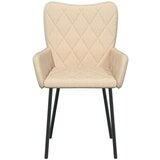  Jedilni stoli 2 kosa krem blago, (20941404) | Shoptok.si