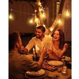  LED spoljni dekorativni lanac BAJA ST64 10xE27/1W/230V 10,9m IP44 topla bela | Eponuda.com
