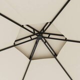  Sjenica s bočnim zidovima 3,1 x 2,7 m krem | shoptok.hr