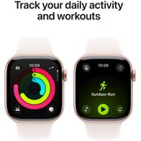 Apple Watch Serija 11 GPS 42mm M/L Rose MEU44ZR/A Aluminijumsko kucište Gold sportska narukvica Blassrosa | shoptok.hr